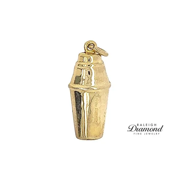 Estate 14K Yellow Gold Cocktail Shaker Charm Raleigh Diamond Fine Jewelry Raleigh, NC