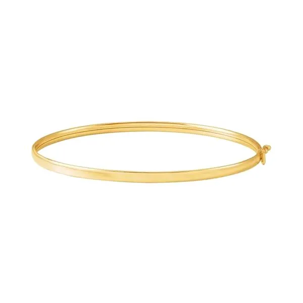 14K Yellow Gold 2.85 mm Bangle 6.75