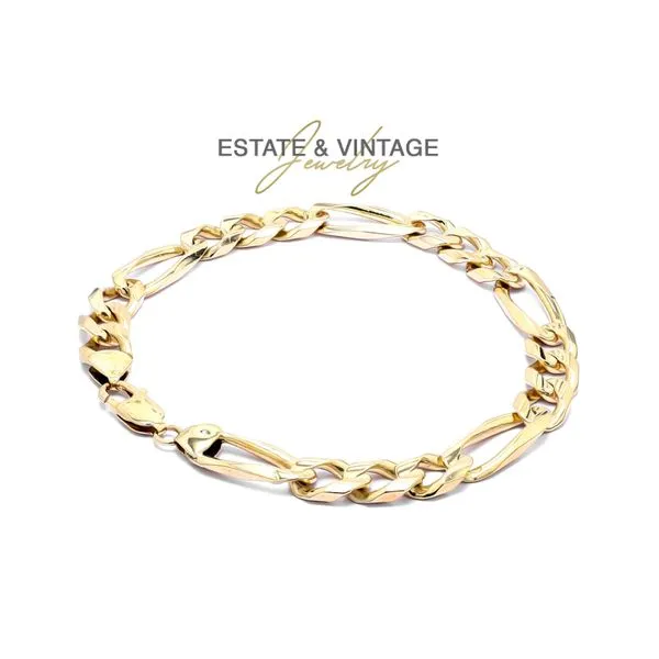 Estate 14K Yellow Gold 9.5mm 3-1 10