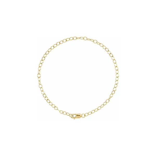 14K Yellow Gold 2.5mm 7