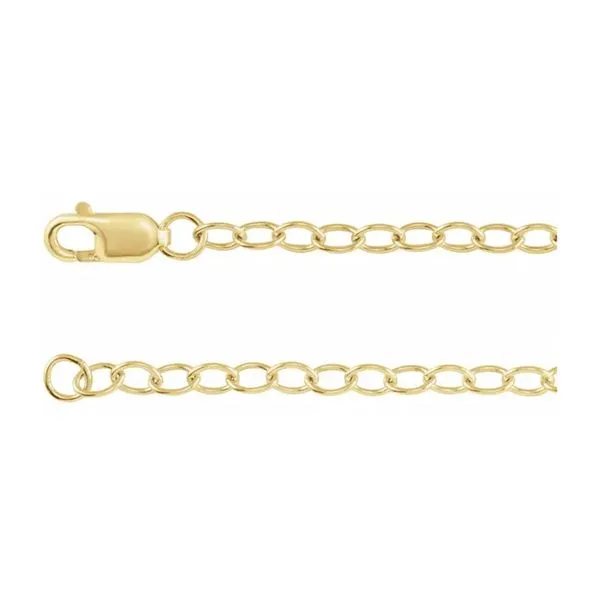 14K Yellow Gold 2.5mm 7