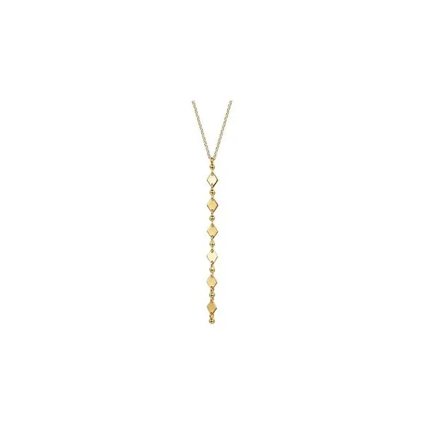 14K Yellow Plain Gold 17.5