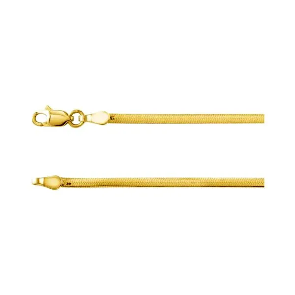 14K Yellow Gold Filled 3.0 mm Oval 18
