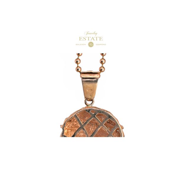 Estate 14K Rose Gold ~2.00ctw Diamond Men's Jesus Pendant from Rapper LUDACRIS Image 3 Raleigh Diamond Fine Jewelry Raleigh, NC