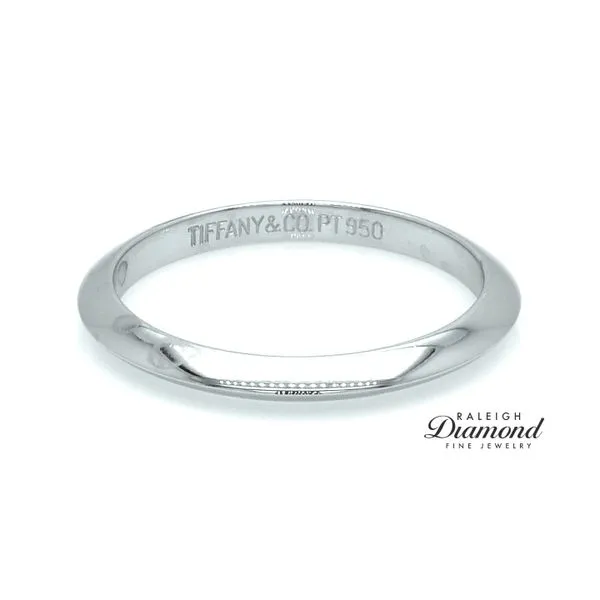 Tiffany and Co Platinum Wedding Band Image 2 Raleigh Diamond Fine Jewelry Raleigh, NC
