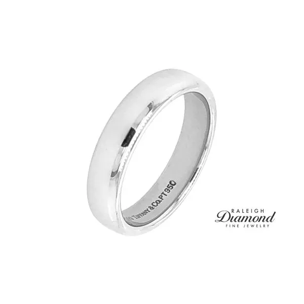 Estate Tiffany & Co. Platinum Men's Wedding Band Image 2 Raleigh Diamond Fine Jewelry Raleigh, NC