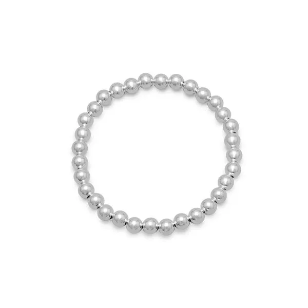 6.0mm Sterling Silver Bead 7