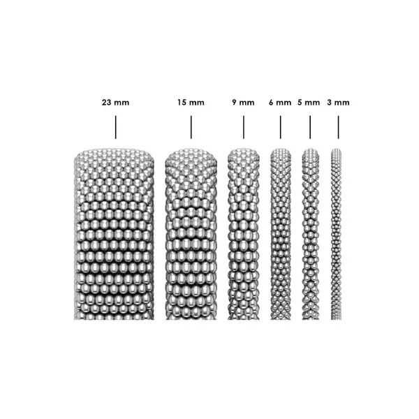 Estate Lagos Enso Collection 6mm Sterling Silver Caviar 8