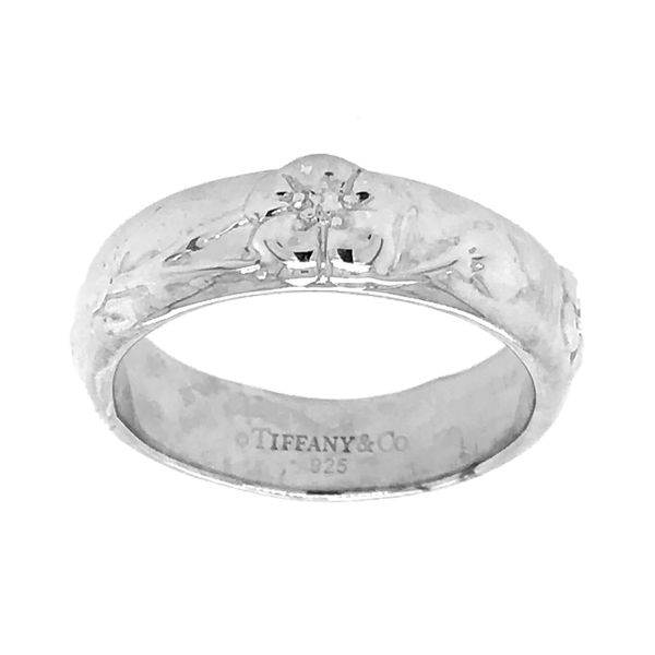 Tiffany and Co. Rose Sterling Silver Ring Raleigh Diamond Fine Jewelry Raleigh, NC