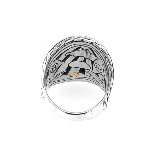 Estate John Hardy 22K Yellow Gold & Silver Palu Ring Size 7 Image 4 Raleigh Diamond Fine Jewelry Raleigh, NC