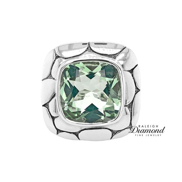 John Hardy Kali Ring with Green Amethyst Sterling Silver Raleigh Diamond Fine Jewelry Raleigh, NC