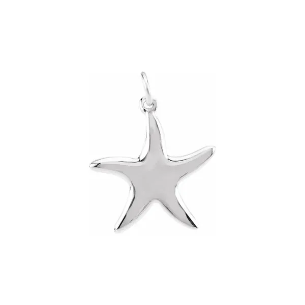 Sterling Silver Starfish Charm Pendant Raleigh Diamond Fine Jewelry Raleigh, NC