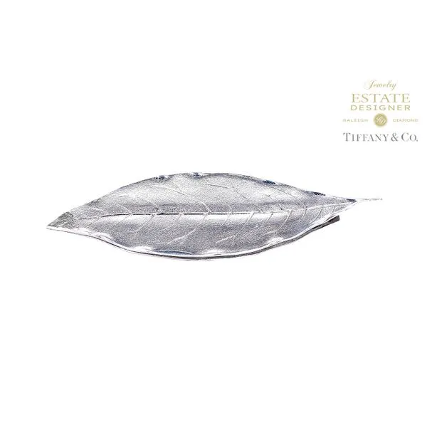 Estate Designer Tiffany & Co. 925 Sterling Silver Leaf Bookmark Raleigh Diamond Fine Jewelry Raleigh, NC