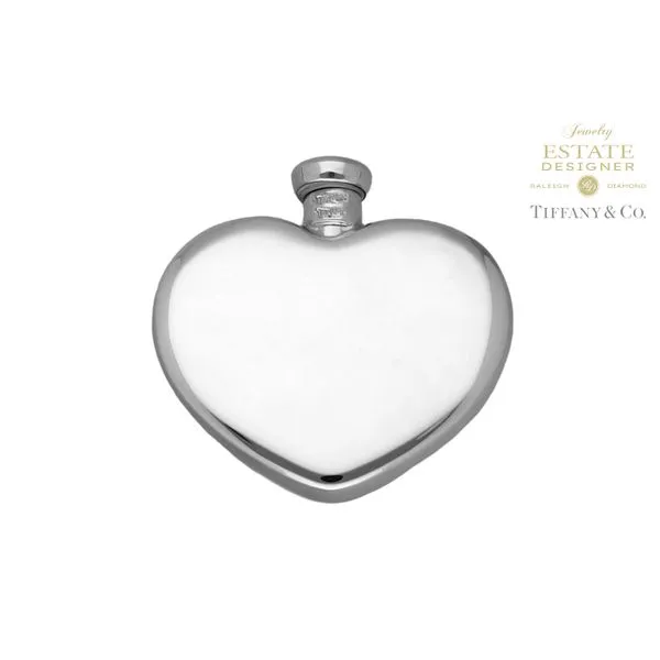 Estate Designer Tiffany & Co. Sterling Silver Heart Perfume Flacon Raleigh Diamond Fine Jewelry Raleigh, NC