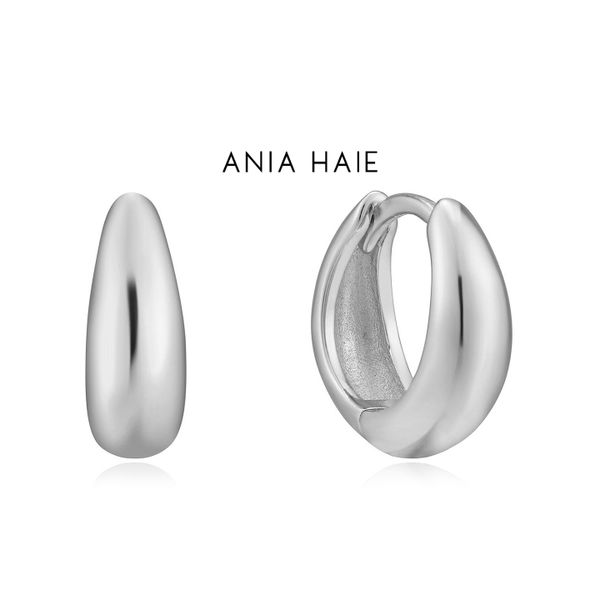 Ania Haie Sterling Silver Luxe Huggie Hoop Earrings Raleigh Diamond Fine Jewelry Raleigh, NC