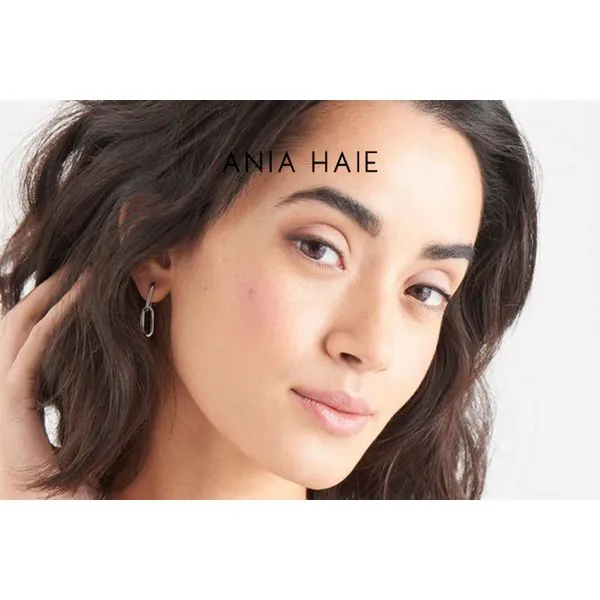 Ania Haie Sterling Silver Cable Link Dangle Earrings Image 2 Raleigh Diamond Fine Jewelry Raleigh, NC