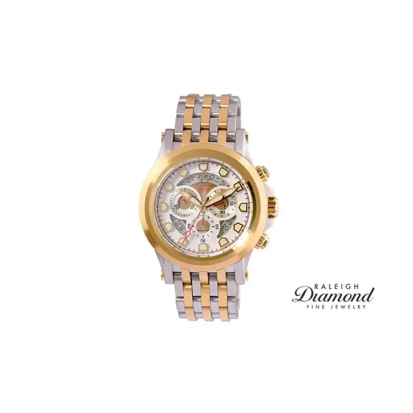 Reactor EINSTEIN White Dial with 2-Tone Stainless Case & Bracelet Watch Raleigh Diamond Fine Jewelry Raleigh, NC