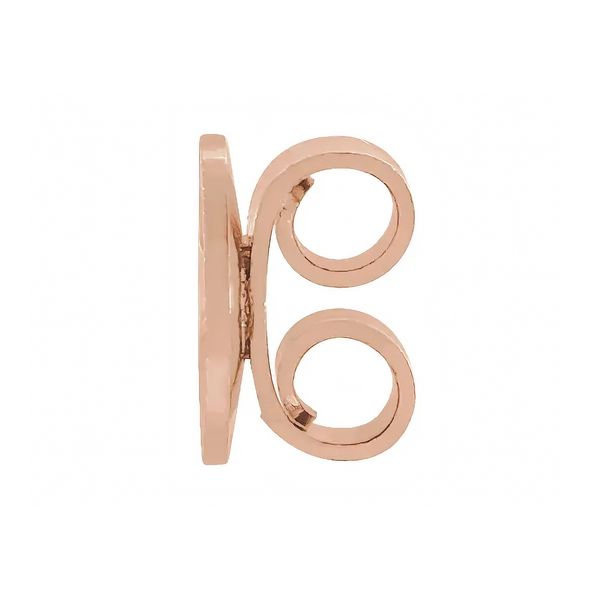 14K Rose Gold 5 mm pad Heavyweight Friction Earring Back (Set of 2) Raleigh Diamond Fine Jewelry Raleigh, NC