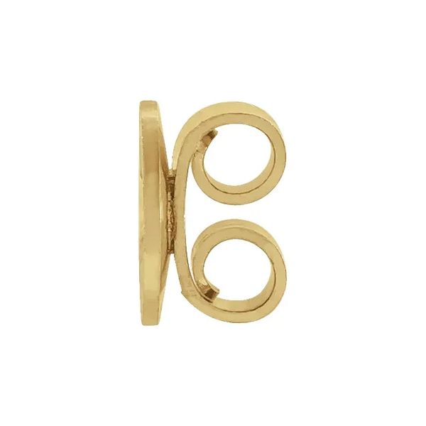 14K Yellow Gold 5 mm pad Heavyweight Friction Earring Back Raleigh Diamond Fine Jewelry Raleigh, NC