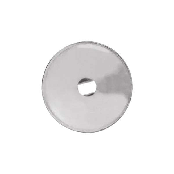 14K Palladium White 5 mm pad Heavyweight Friction Earring Back Image 2 Raleigh Diamond Fine Jewelry Raleigh, NC