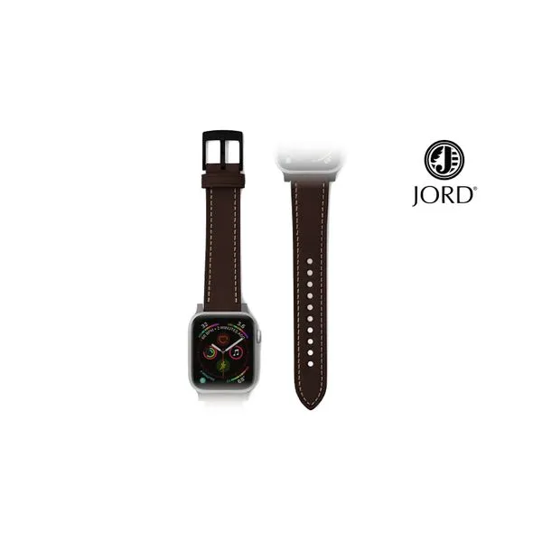 Jord 20mm Leather Band Dark Walnut 42/44mm for Apple Watch Raleigh Diamond Fine Jewelry Raleigh, NC