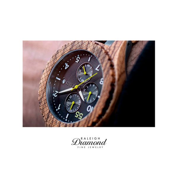 Jord Men's Watch Conway - Zebrawood and Graphite Steel Image 2 Raleigh Diamond Fine Jewelry Raleigh, NC
