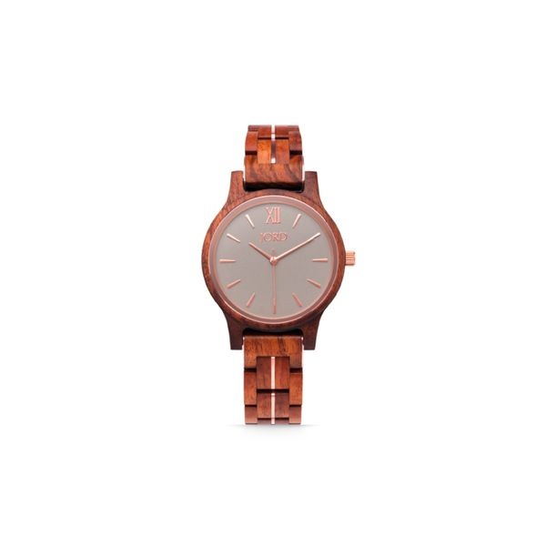 Jord Watch FRANKIE Series 38mm Koa & Almond Raleigh Diamond Fine Jewelry Raleigh, NC