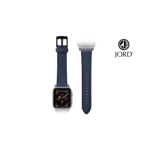 Jord 20mm Leather Band Winter Blue 42mm/44mm for Apple Watch Raleigh Diamond Fine Jewelry Raleigh, NC