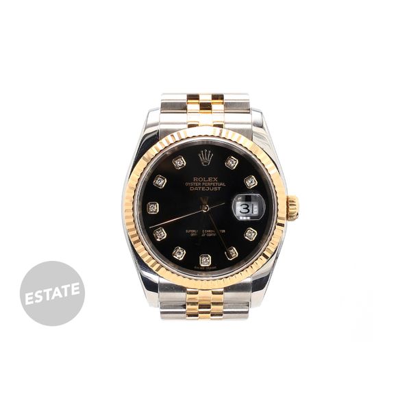 Estate Rolex 2006 Datejust 36mm Oystersteel and Yellow Gold Image 2 Raleigh Diamond Fine Jewelry Raleigh, NC