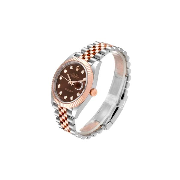Estate Rolex 2020 Datejust 41mm Wimbledon Jubilee bracelet Watch Image 4 Raleigh Diamond Fine Jewelry Raleigh, NC