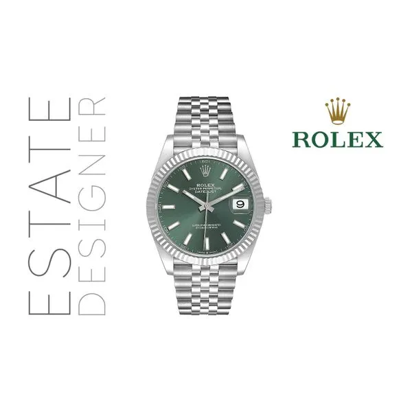 Estate ROLEX Watch Mint Green Dial Automatic Stainless Steel Oyster 12/2024 Watch M126334 Raleigh Diamond Fine Jewelry Raleigh, NC