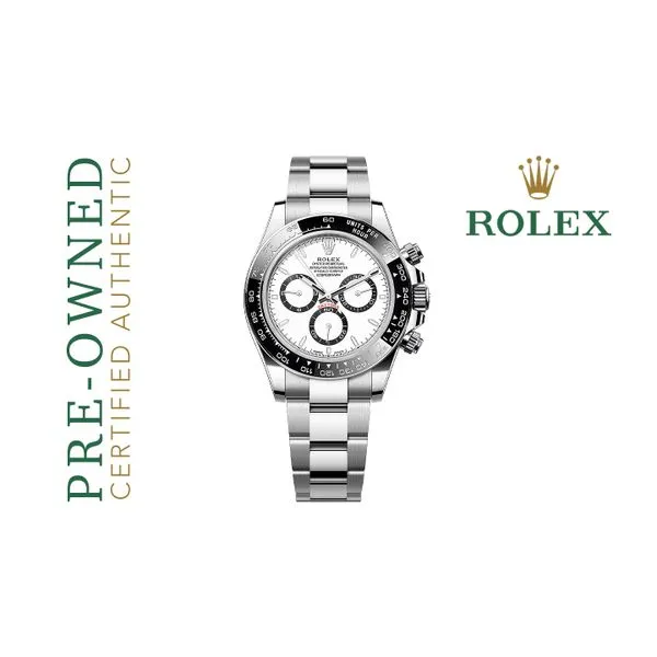 Estate Rolex Daytona 40mm Last Chrome Bezel + APH Dial- Blue Lume + Full Set RARE Model #116520 Raleigh Diamond Fine Jewelry Raleigh, NC