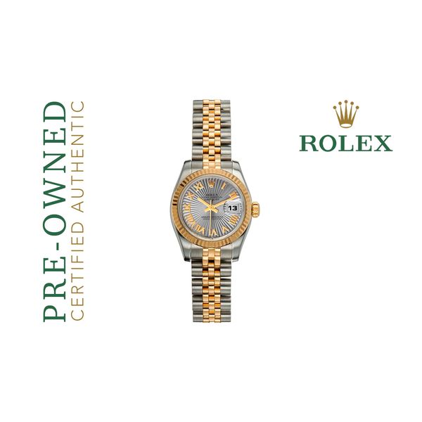 Estate Designer Rolex Ladies Watch 179173 Model Serial 092636 Steel and Gold Raleigh Diamond Fine Jewelry Raleigh, NC