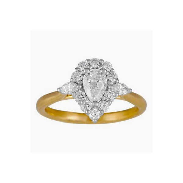Yellow Gold Diamond Engagement Ring Rasmussen Diamonds Mount Pleasant, WI
