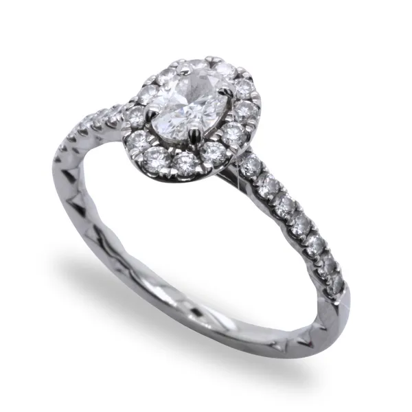 0.36 Ct Oval Diamond Engagement Ring similar item image