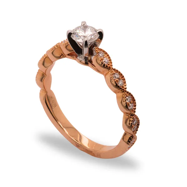 0.36 CT Round Diamond Engagement Ring Rasmussen Diamonds Mount Pleasant, WI