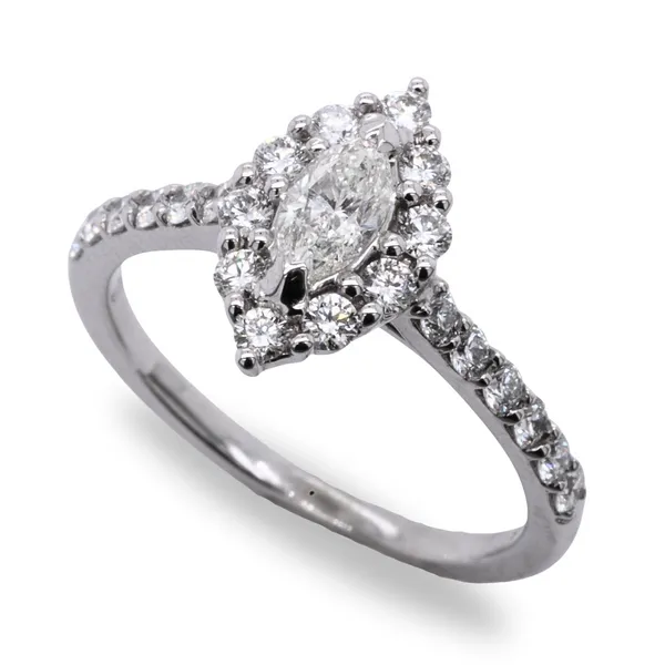 0.33 CT Marquise Diamond Engagement Ring similar item image