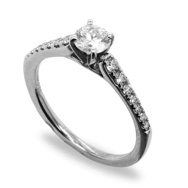 0.60 CT Round Diamond Engagement Ring Rasmussen Diamonds Mount Pleasant, WI