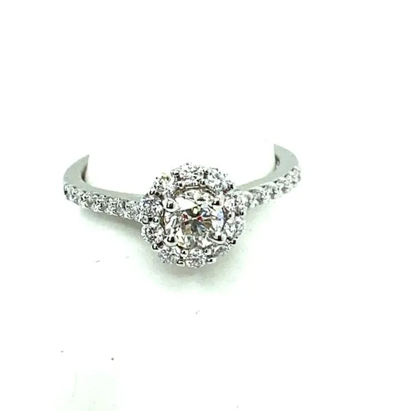 .98ctw Halo Diamond Engagement Ring Rasmussen Diamonds Mount Pleasant, WI