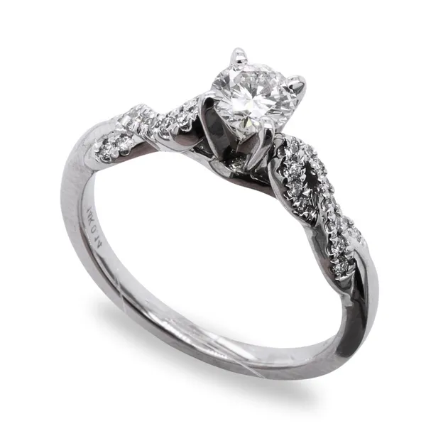 0.56 CT Round Diamond Engagement Ring Rasmussen Diamonds Mount Pleasant, WI