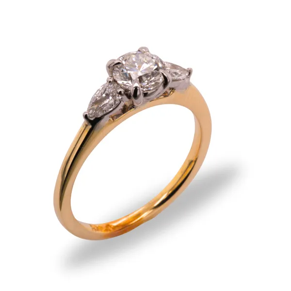 1.01CTW Diamond Three Stone Ring Rasmussen Diamonds Mount Pleasant, WI