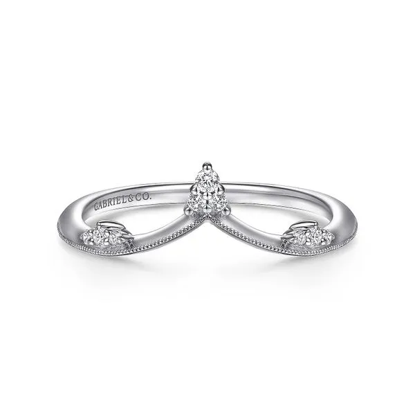 Gabriel & Co. White Gold Diamond Ring Rasmussen Diamonds Mount Pleasant, WI