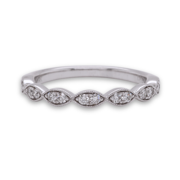 0.25 CT Diamond Marquise Wedding Band Rasmussen Diamonds Mount Pleasant, WI
