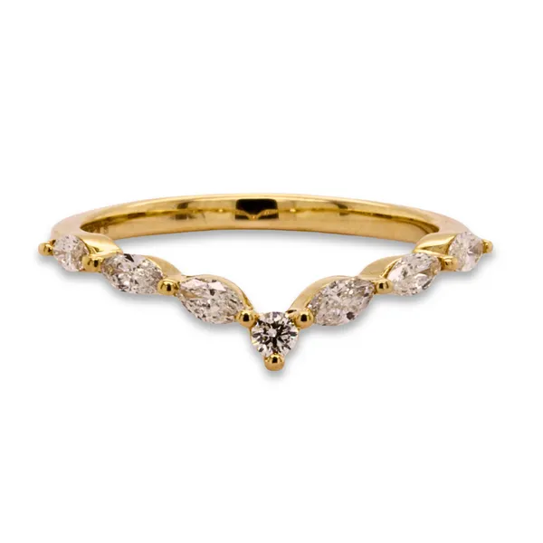 V-Shaped Diamond Wrap Ring Rasmussen Diamonds Mount Pleasant, WI