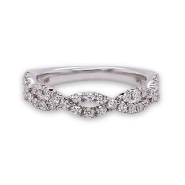 Twisted 0.57 CT Diamond Band Rasmussen Diamonds Mount Pleasant, WI