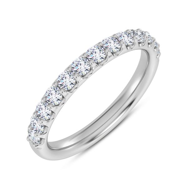 1/2 CT Shared Prong Diamond Band Rasmussen Diamonds Mount Pleasant, WI