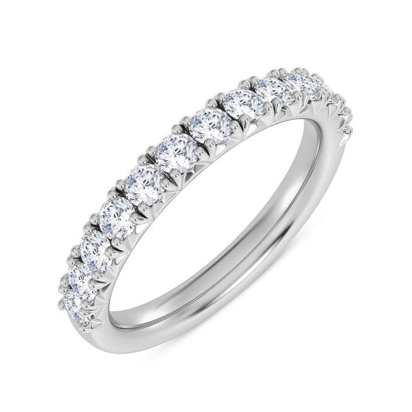 1 CT French Pave Set Diamond Band Rasmussen Diamonds Mount Pleasant, WI