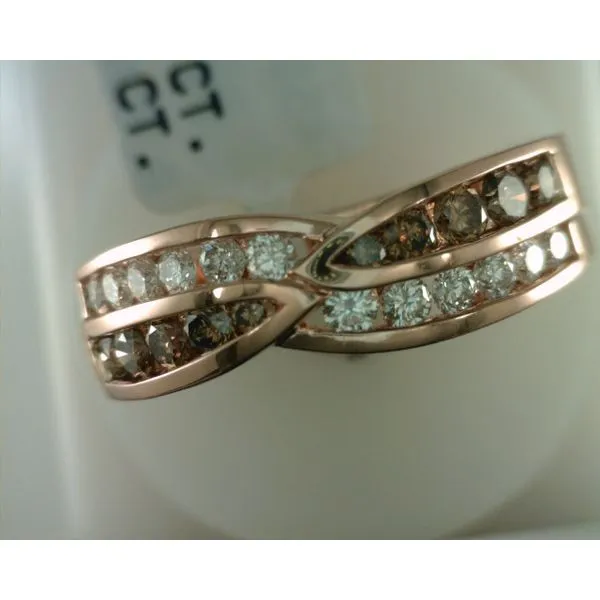 Rose Gold and Diamond ring Rasmussen Diamonds Mount Pleasant, WI