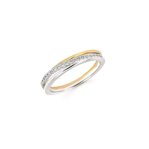White and Yellow Gold Diamond Ring Rasmussen Diamonds Mount Pleasant, WI