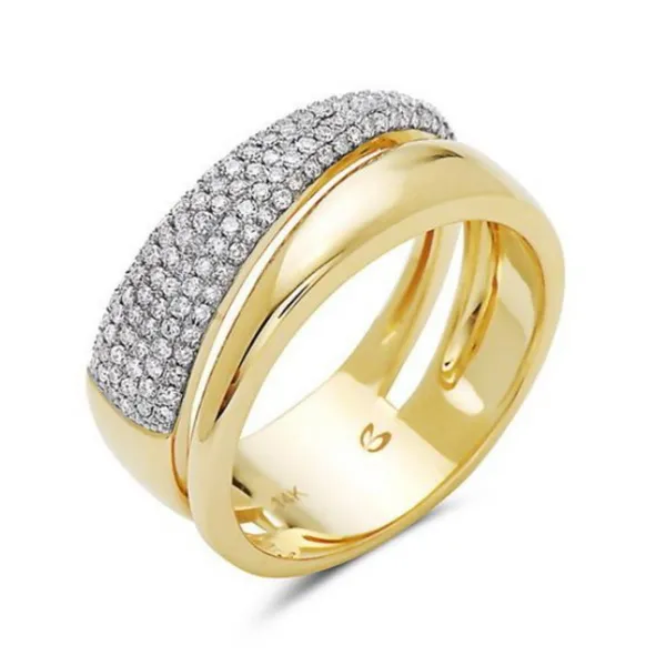 Yellow Gold Diamond Ring Rasmussen Diamonds Mount Pleasant, WI